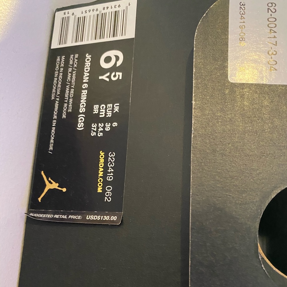 JORDAN 6 RINGS (GS) - Picture 4 of 5